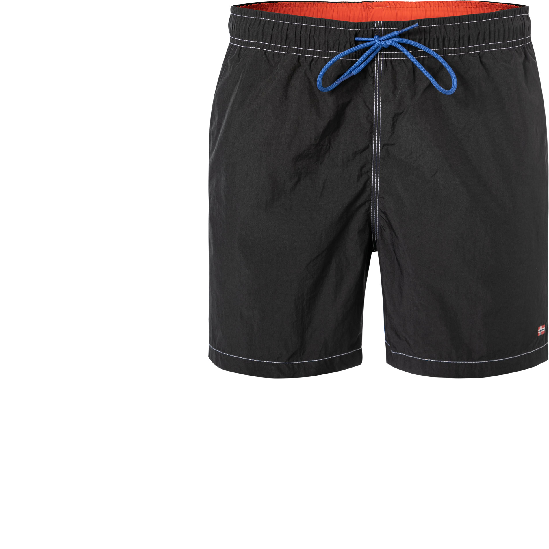 NAPAPIJRI Herren Badeshorts schwarz Mikrofaser unifarben