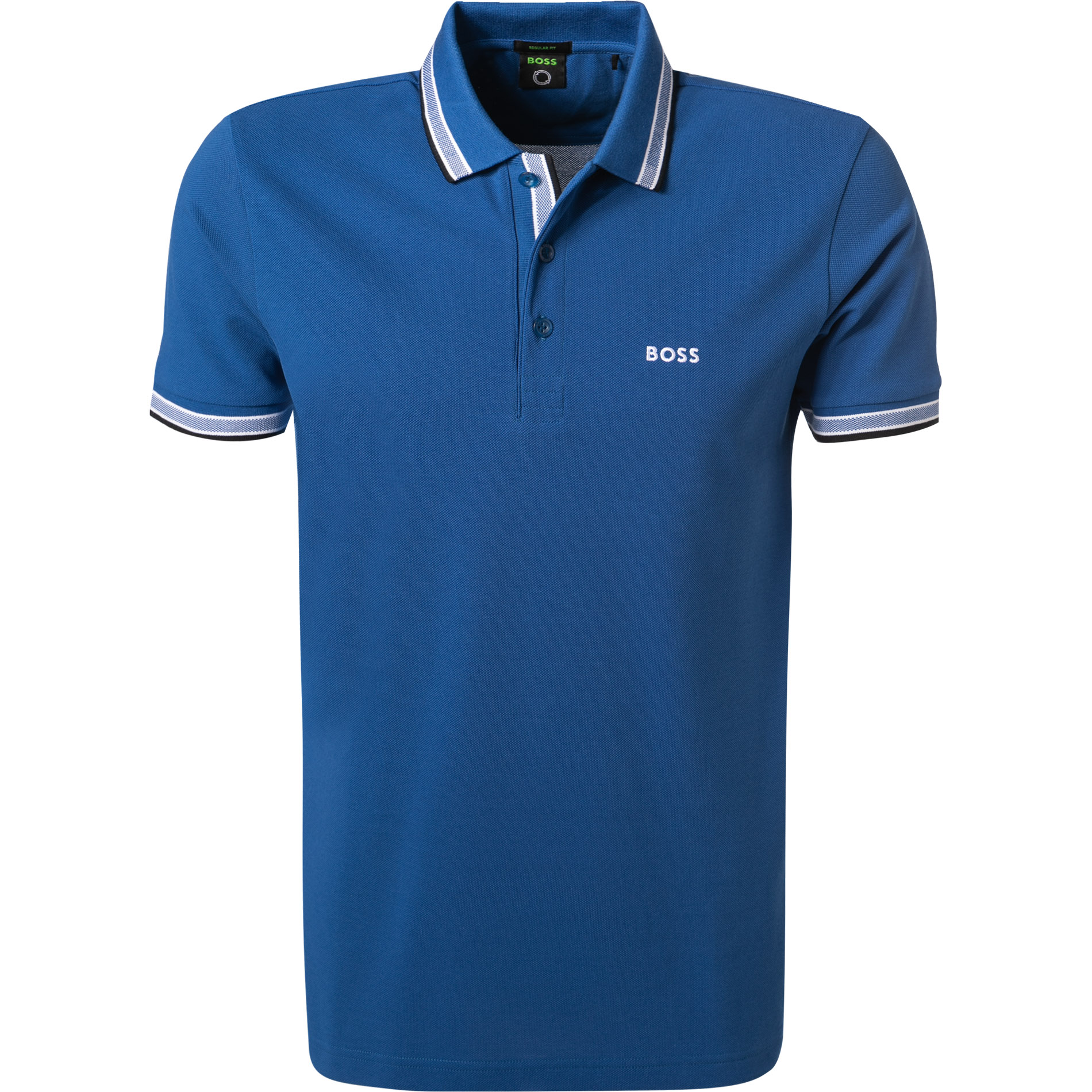 Boss Green Herren Polo-Shirt Blau