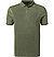 Polo-Shirt, Leinen-Jersey, dunkelgrün - dunkelgrün