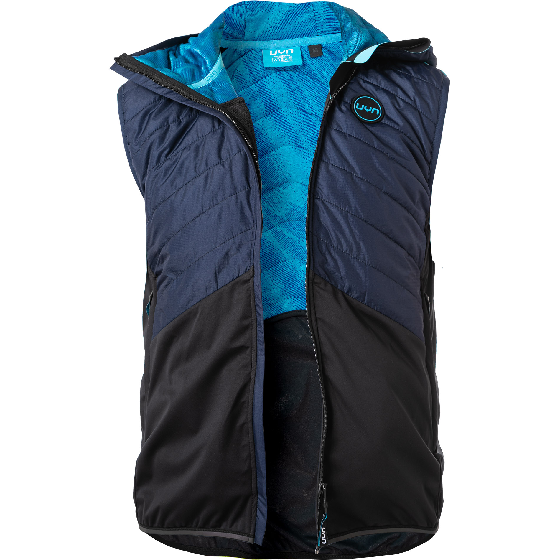 UYN Herren Funktionsweste blau Mikrofaser