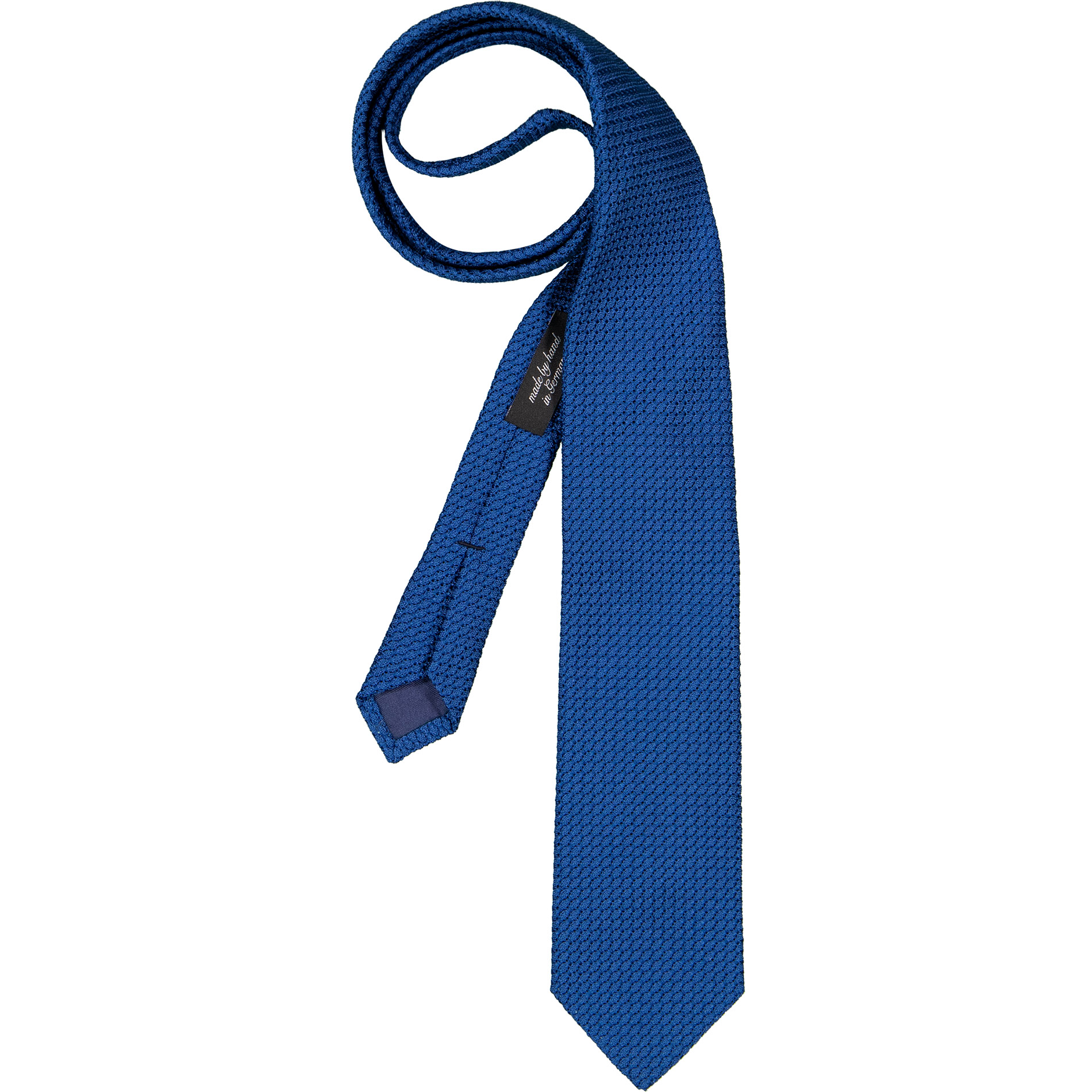 Ascot Herren Krawatte blau Gemustert,unifarben