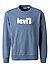 Sweatshirt, Relaxed Fit, Baumwolle, blau - weiß-blau (0052)