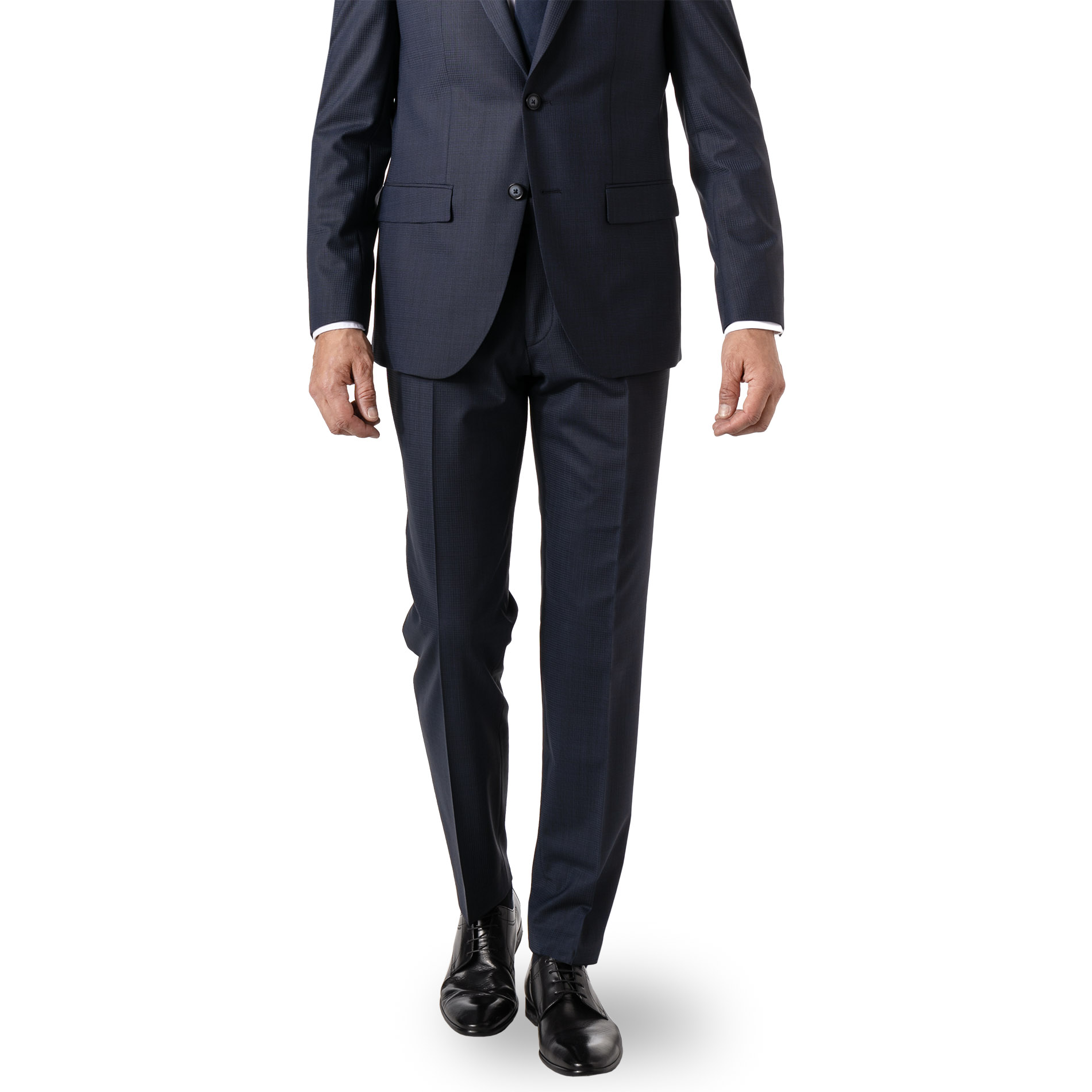 Pierre Cardin Herren Hose blau Schurwolle
