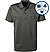 Polo-Shirt, Baumwoll-Jersey, dunkelgrau meliert - dunkelgrau