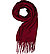 Schal, Reines Kaschmir, bordeaux - bordeux