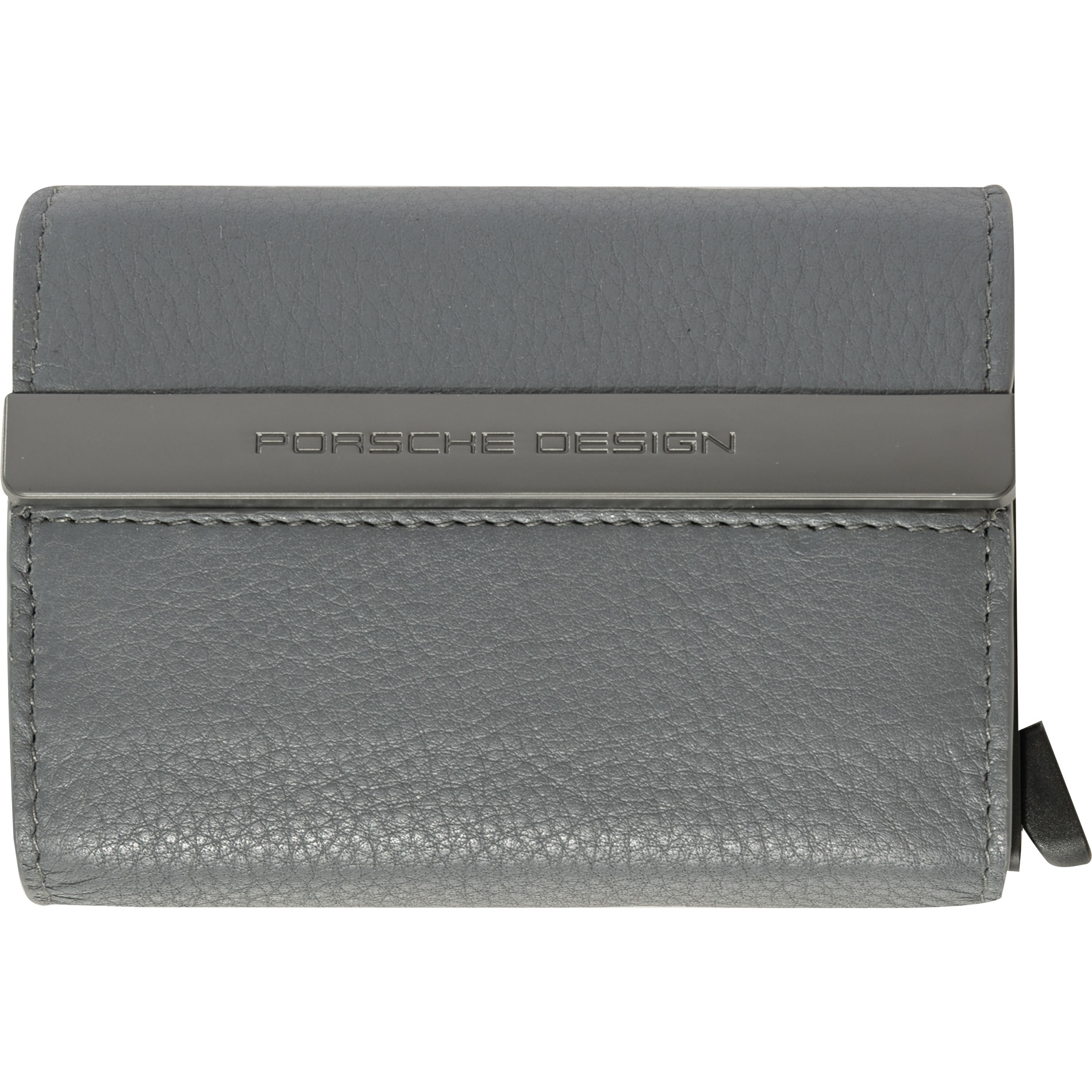 PORSCHE DESIGN Herren Cardholder grau Leder