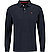 Polo-Shirt, Slim Fit, Baumwoll-Piqué, navy - navy