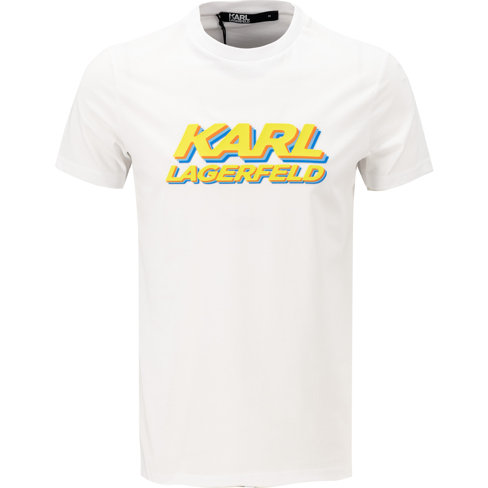 KARL LAGERFELD Herren T-Shirt weiß Baumwolle