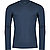 Hybrid Longsleeve, COOLMAX® geruchshemmend, nachtblau - nachtblau