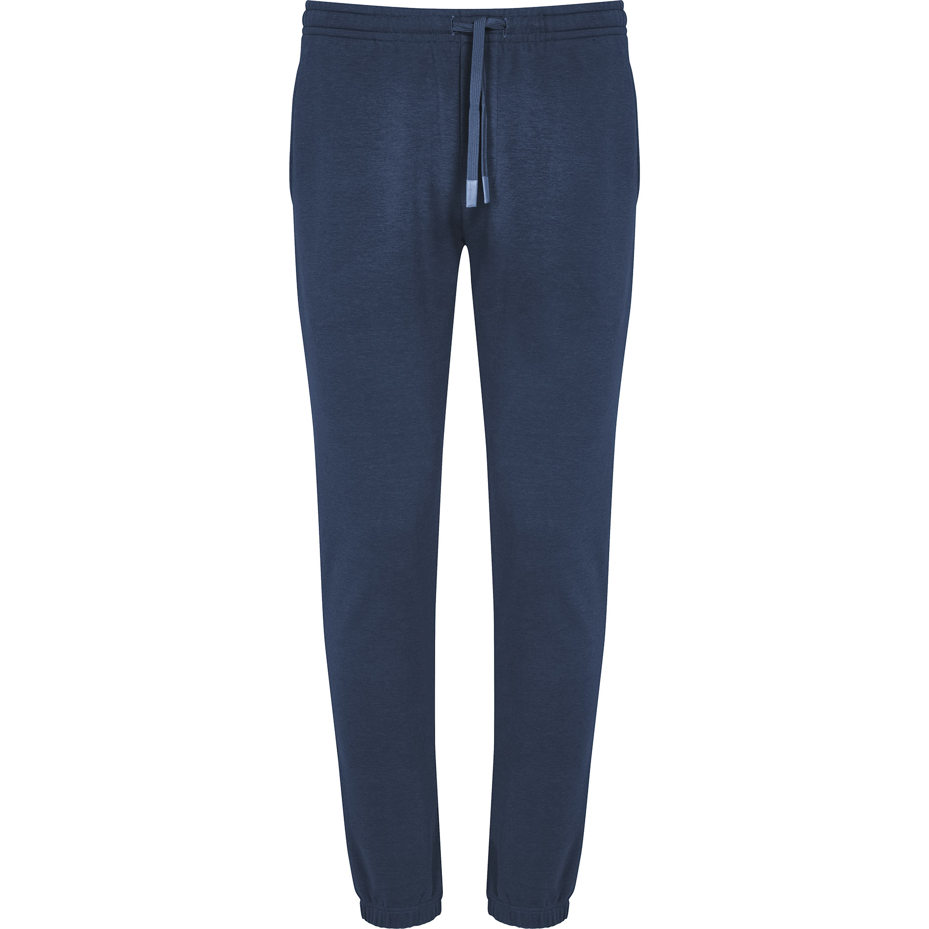 Mey Herren Sweatpants Blau Baumwolle & Mix Unifarben