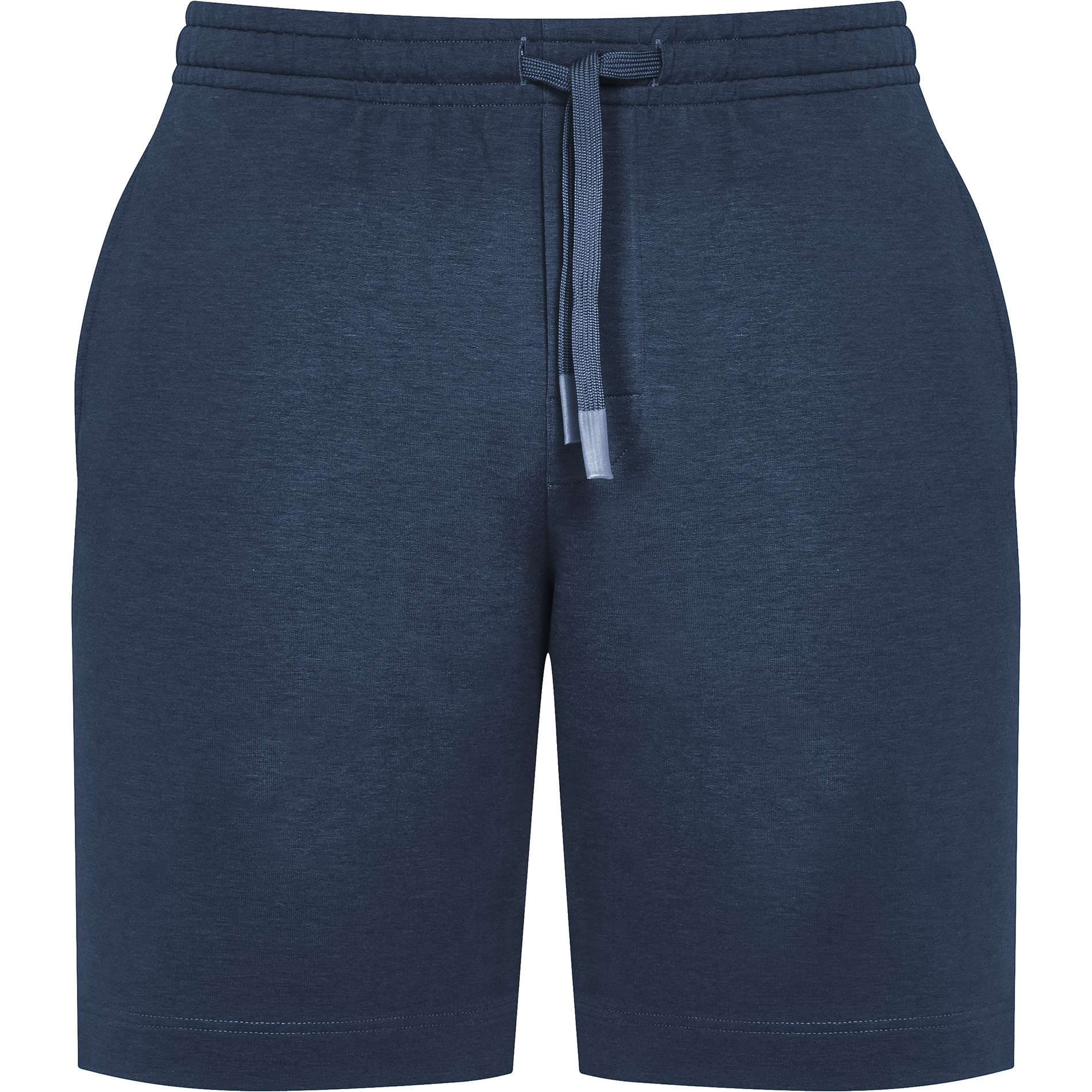 Mey Herren Sweatshorts Blau Baumwolle & Mix Unifarben