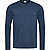 Longsleeve, Baumwoll-Stretch, nachtblau - nachtblau