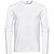 Longsleeve, Baumwoll-Stretch, weiß - weiß