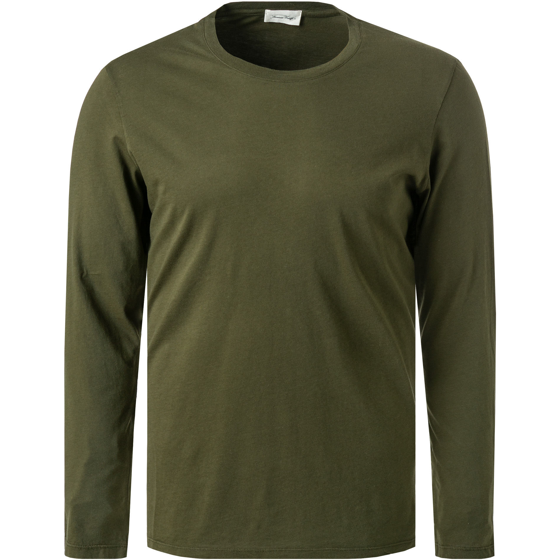 American Vintage Herren Longsleeve grün