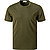 T-Shirt, Baumwolle, khaki - kaki