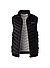 Daunenweste, Mikrofaser, schwarz - schwarz