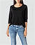 Longsleeve aus Bio Baumwolle - schwarz