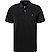 Polo-Shirt, Regular Fit, Bio Baumwoll-Piqué, schwarz - schwarz