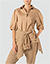 Bluse aus Bio Baumwolle - hellbraun