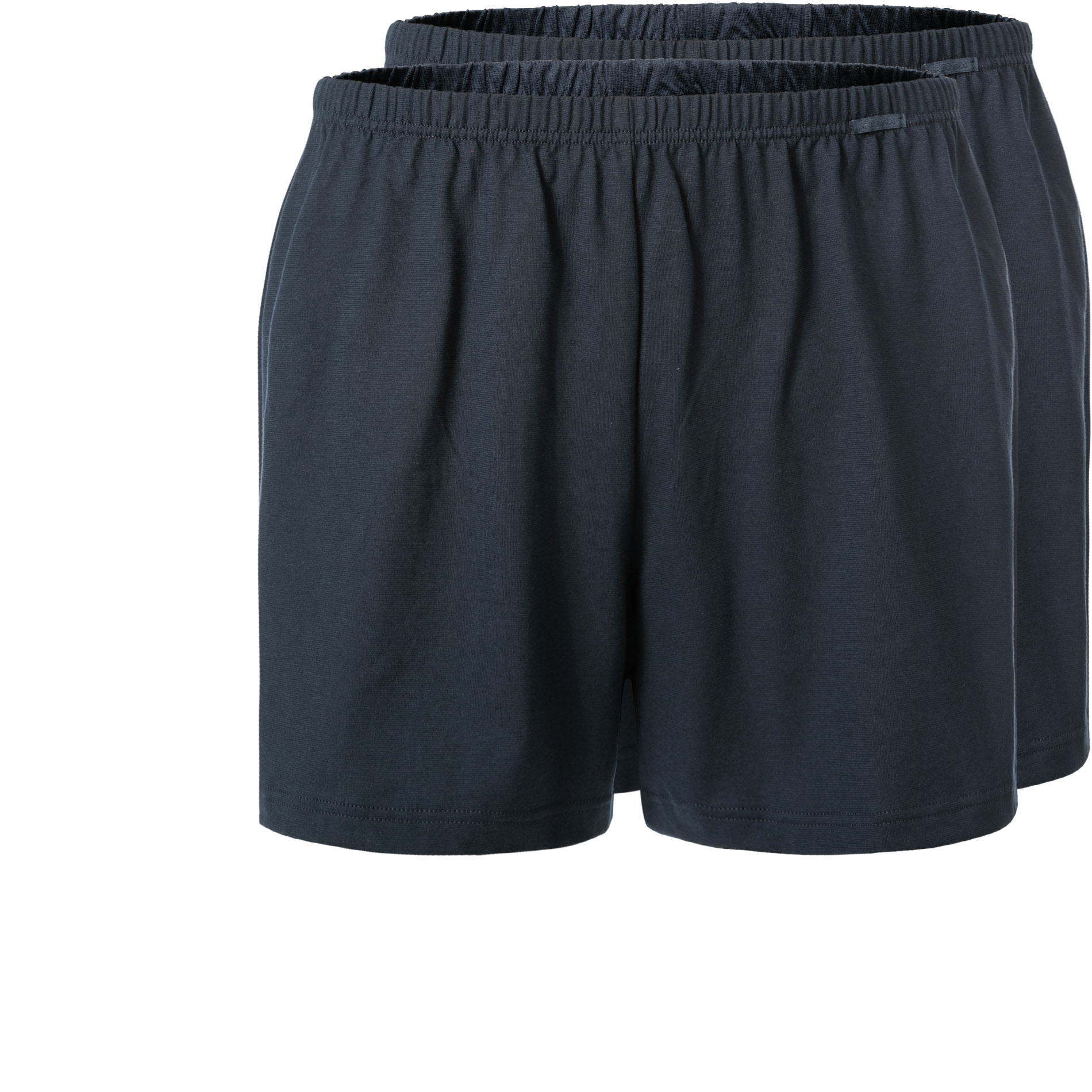 CALIDA Herren Boxershorts blau Baumwolle unifarben