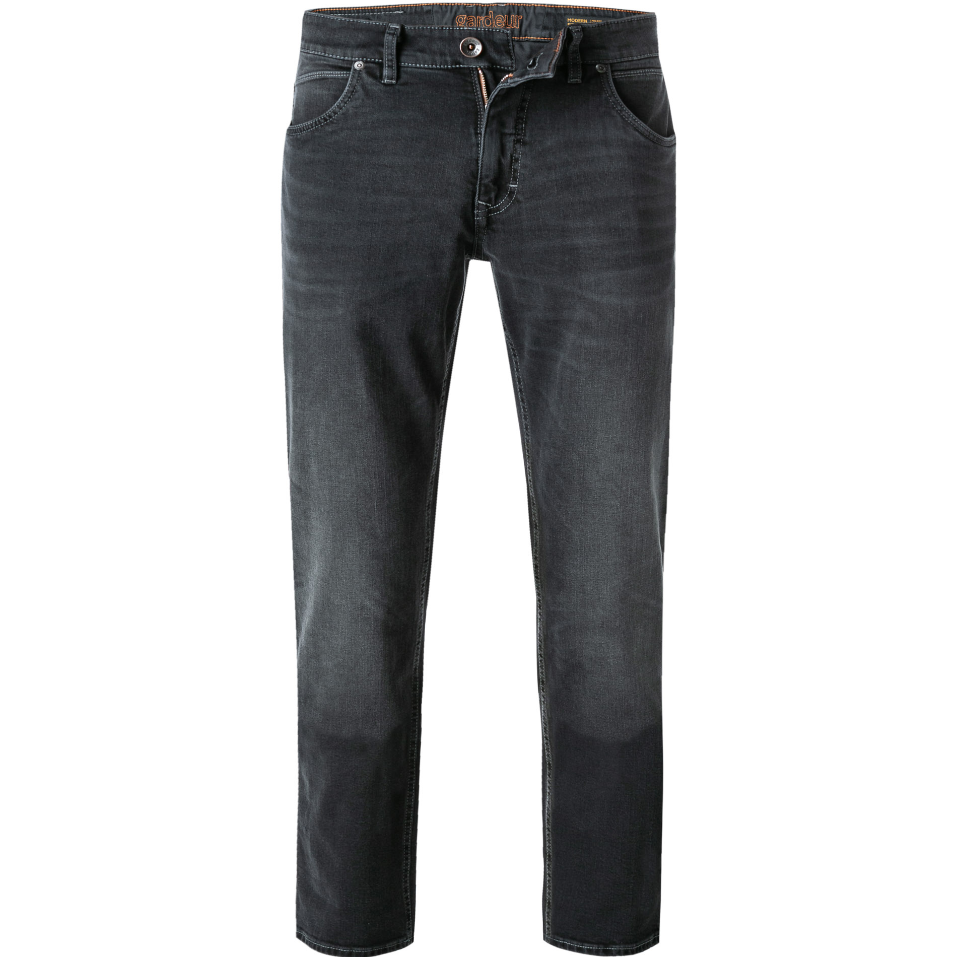 GARDEUR Herren Jeans schwarz Baumwoll-Stretch