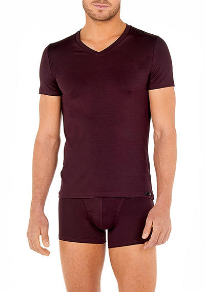 HOM T-Shirt V-Neck Tencel soft 402466/00ZQ