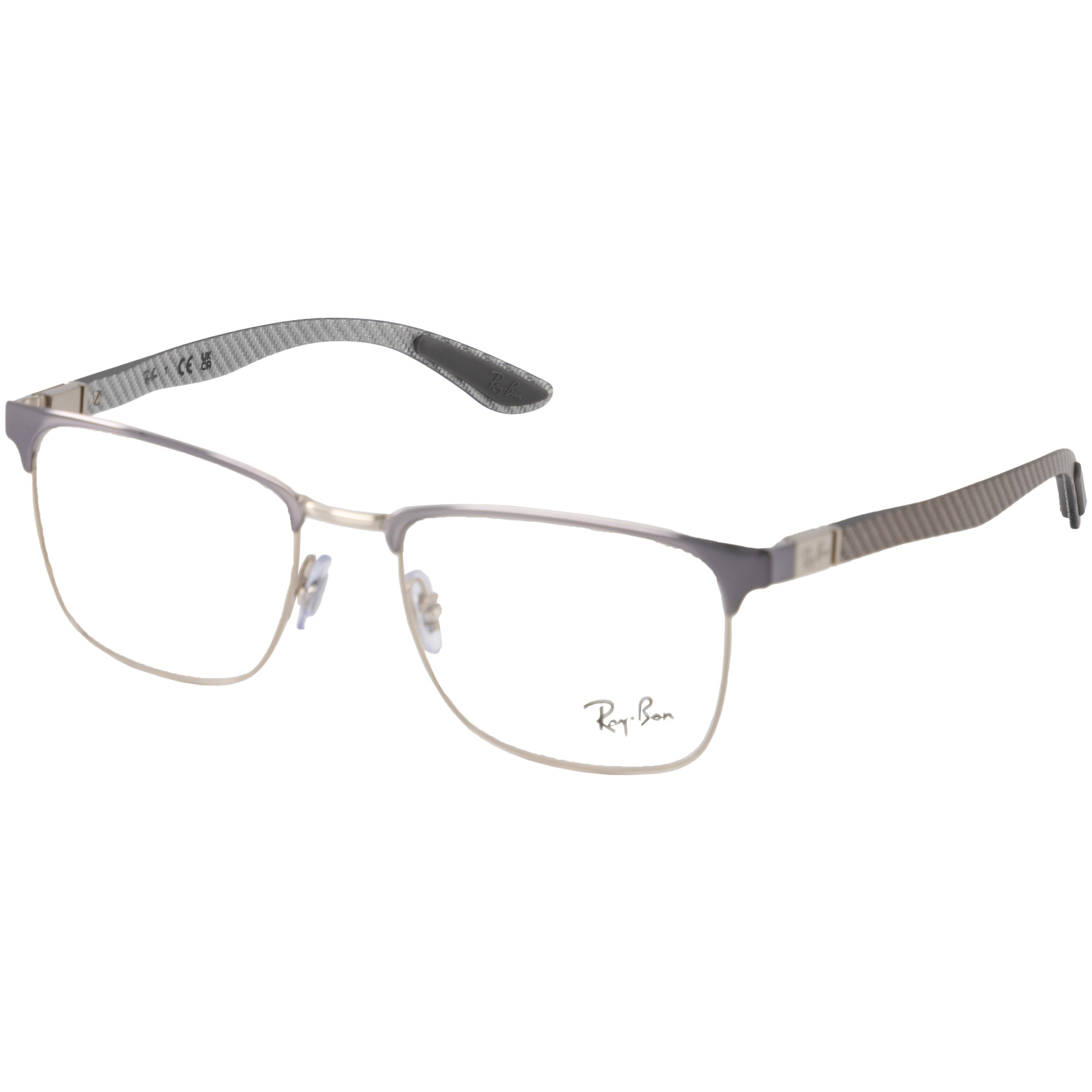 Ray Ban Herren Brille grau Metall