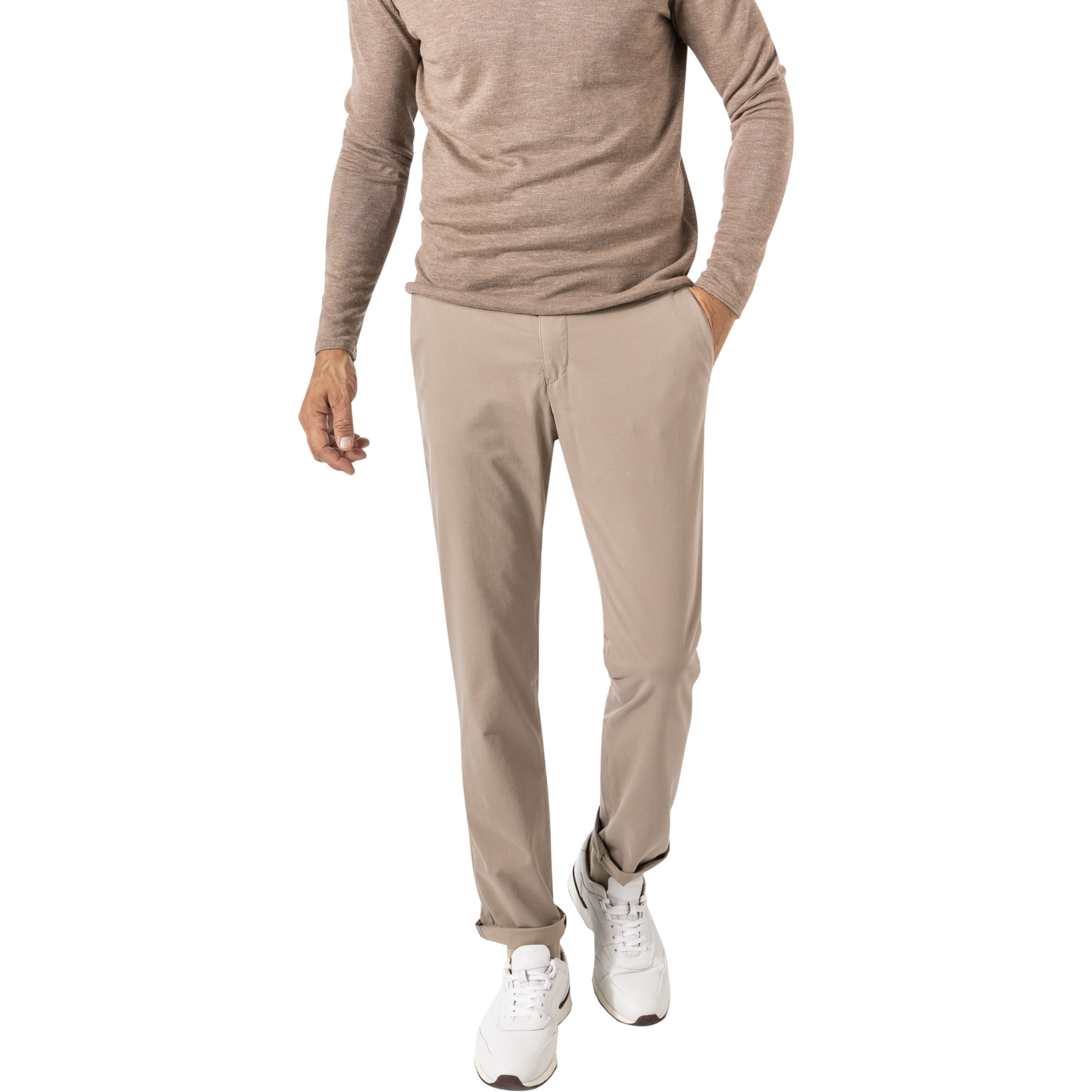 bugatti Herren Hose beige