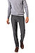 Hose, Regular Fit, Baumwolle, anthrazit meliert - anthrazit