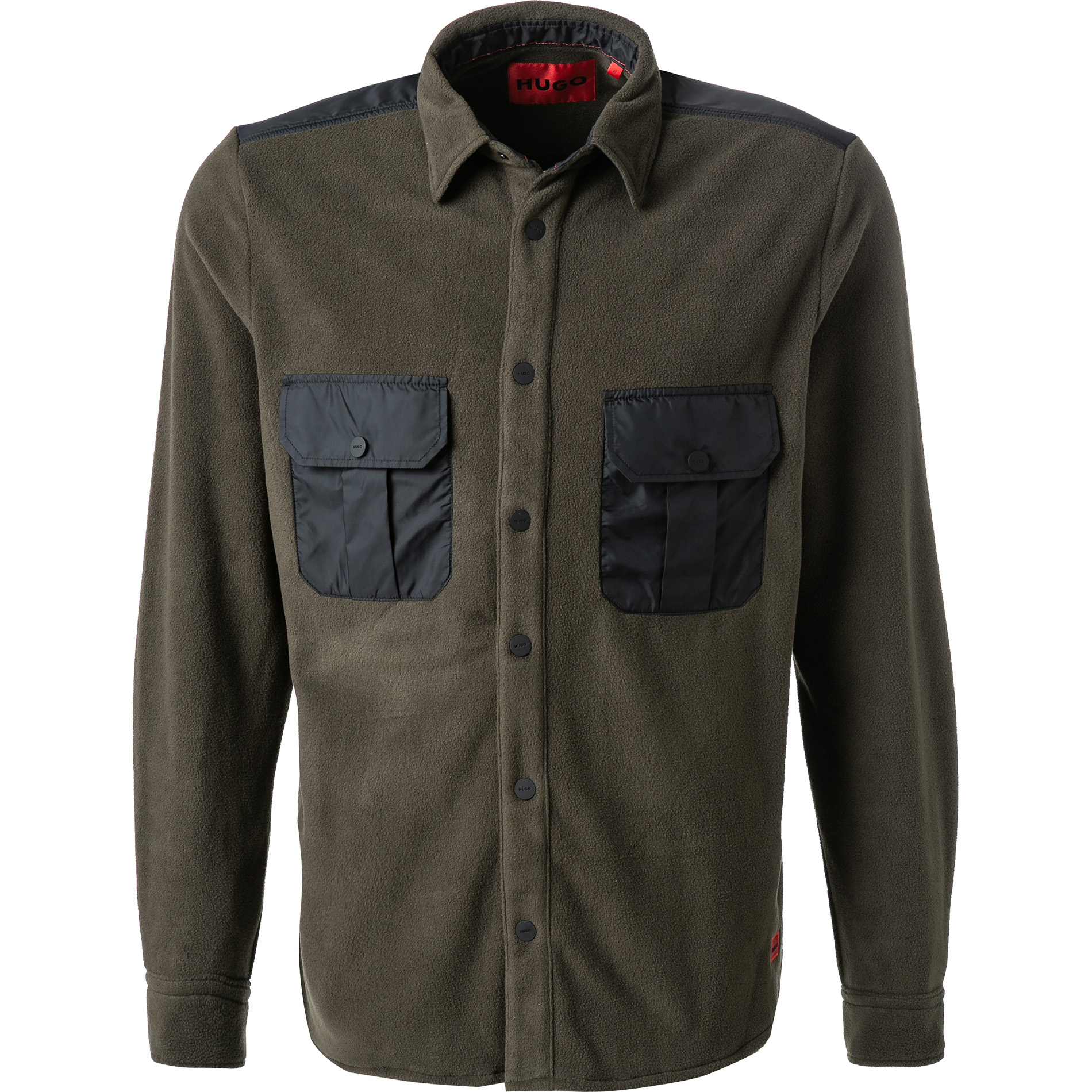 HUGO Herren Overshirt grün
