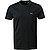 T-Shirt, Baumwolle, schwarz - kohlschwarz