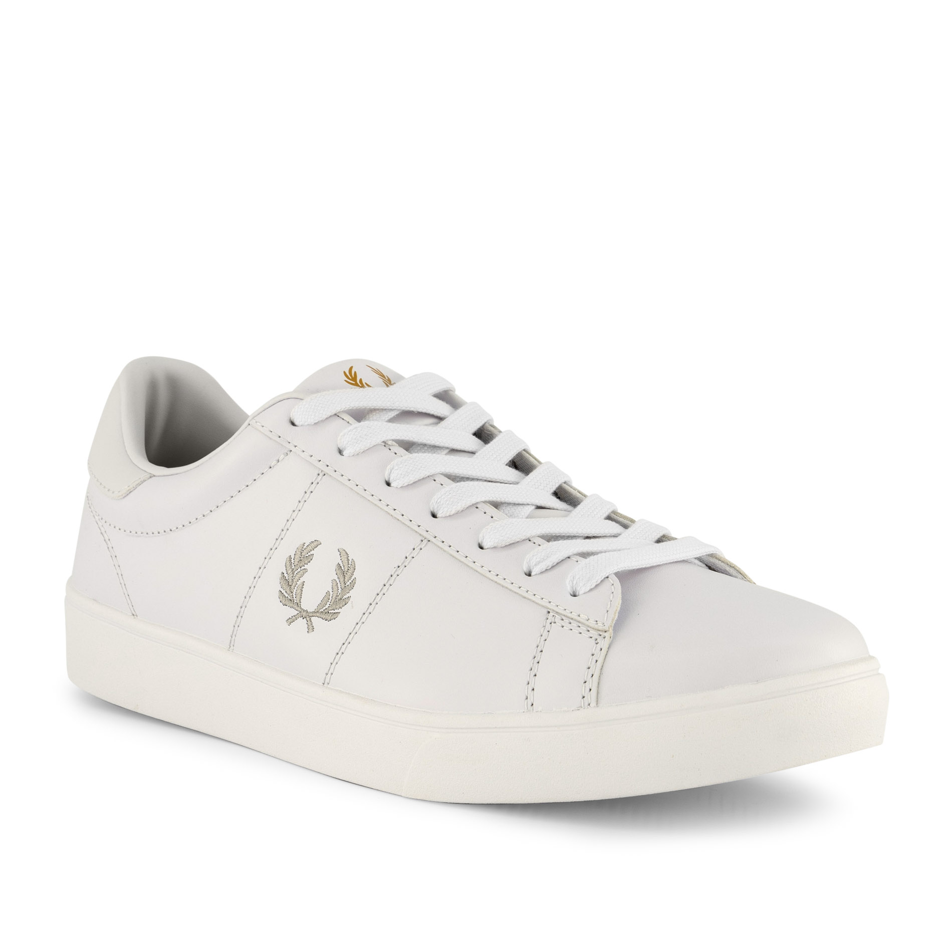 Fred Perry Herren Sneaker Weiß Glattleder