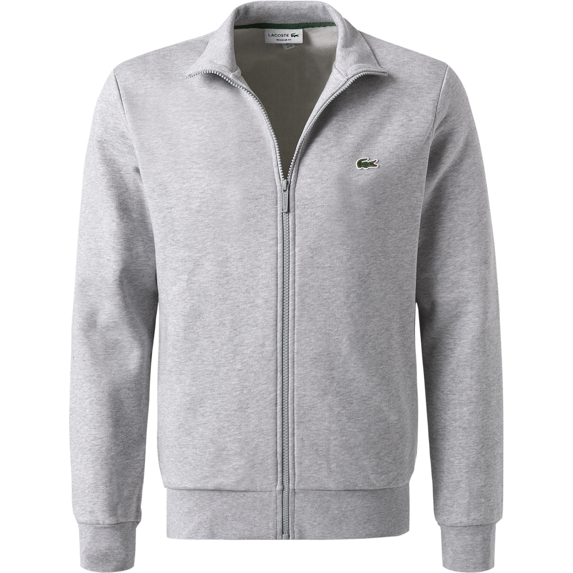 LACOSTE Herren Sweatjacke grau unifarben