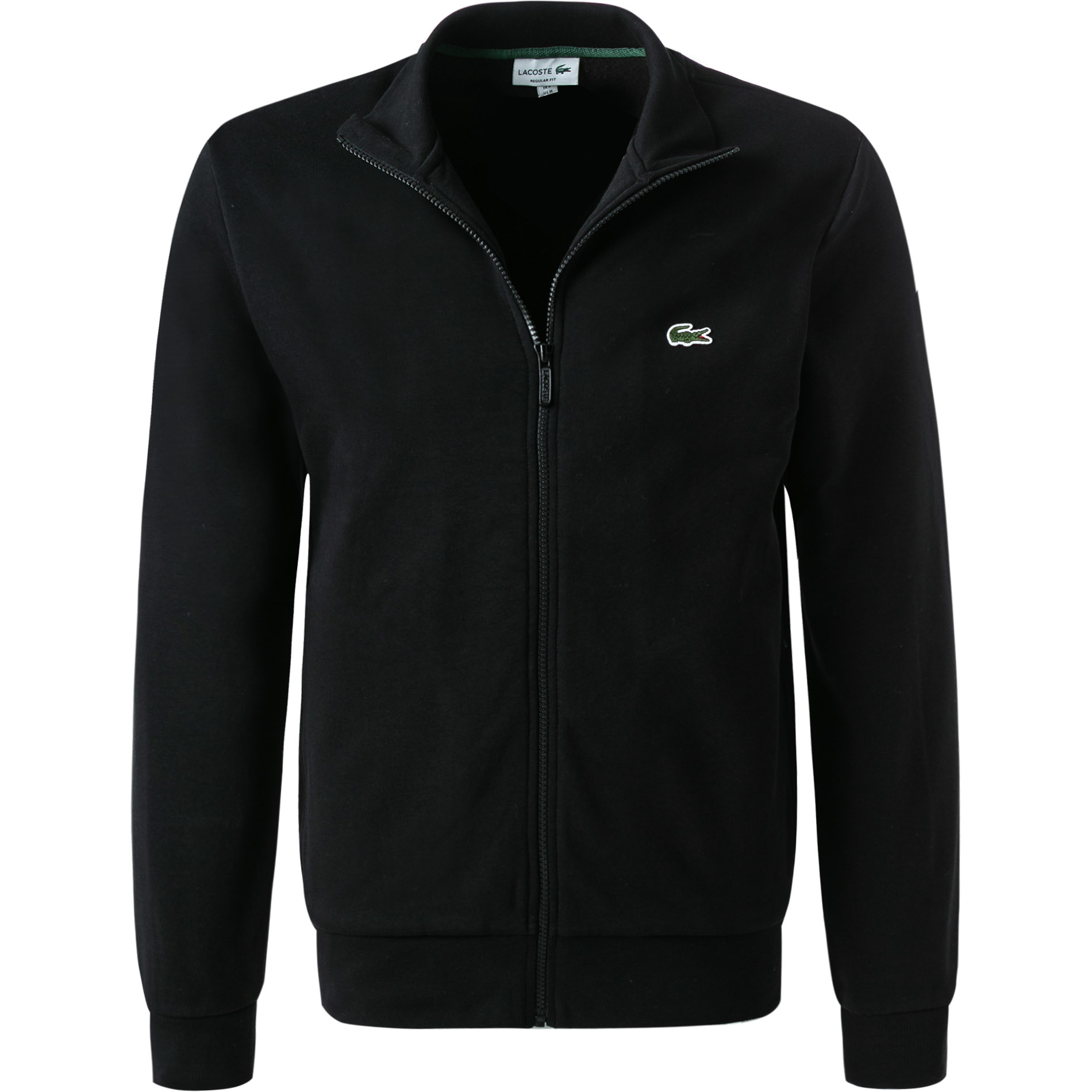 LACOSTE Herren Sweatjacke schwarz unifarben