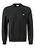 Sweatshirt, Classic Fit, Bio Baumwolle, schwarz - schwarz