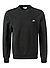 Sweatshirt, Classic Fit, Bio Baumwolle, schwarz - schwarz