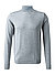 Rollkragenpullover, Merinowolle waschbar, grau - silber