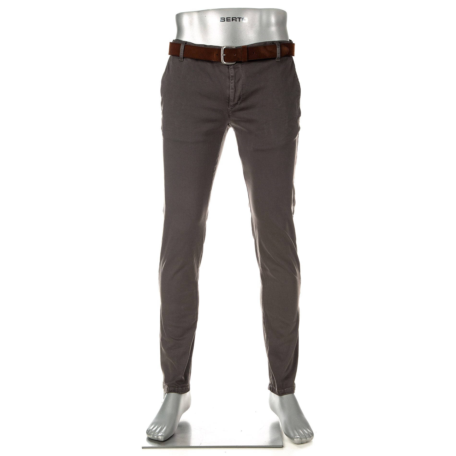 Alberto Herren Denim braun Slim Fit