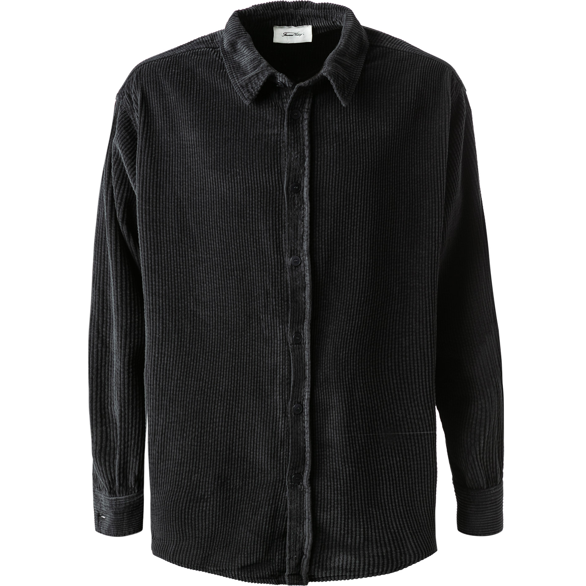 American Vintage Herren Overshirt schwarz