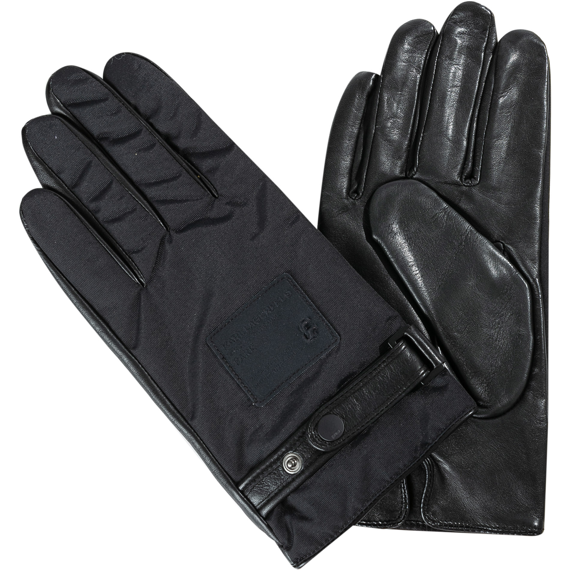KARL LAGERFELD Herren Handschuhe schwarz Textil