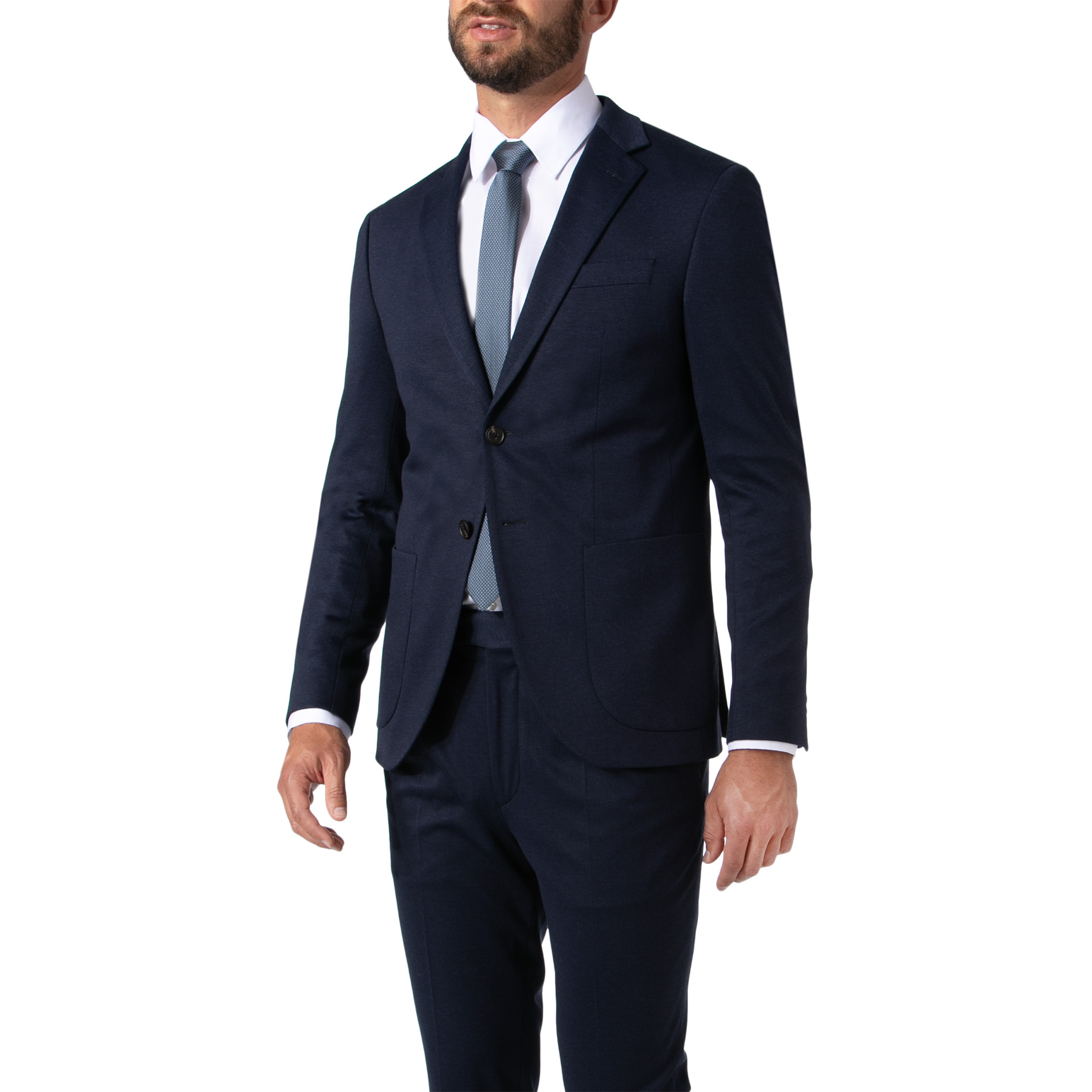 JOOP! Herren Sakko blau meliert Slim Fit