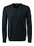 Pullover, Merinowolle extrafine, dunkelblau - dunkelblau