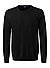 Pullover, Merinowolle extrafein, schwarz - schwarz