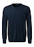 Pullover, Merinowolle extrafein, dunkelblau - nachtblau