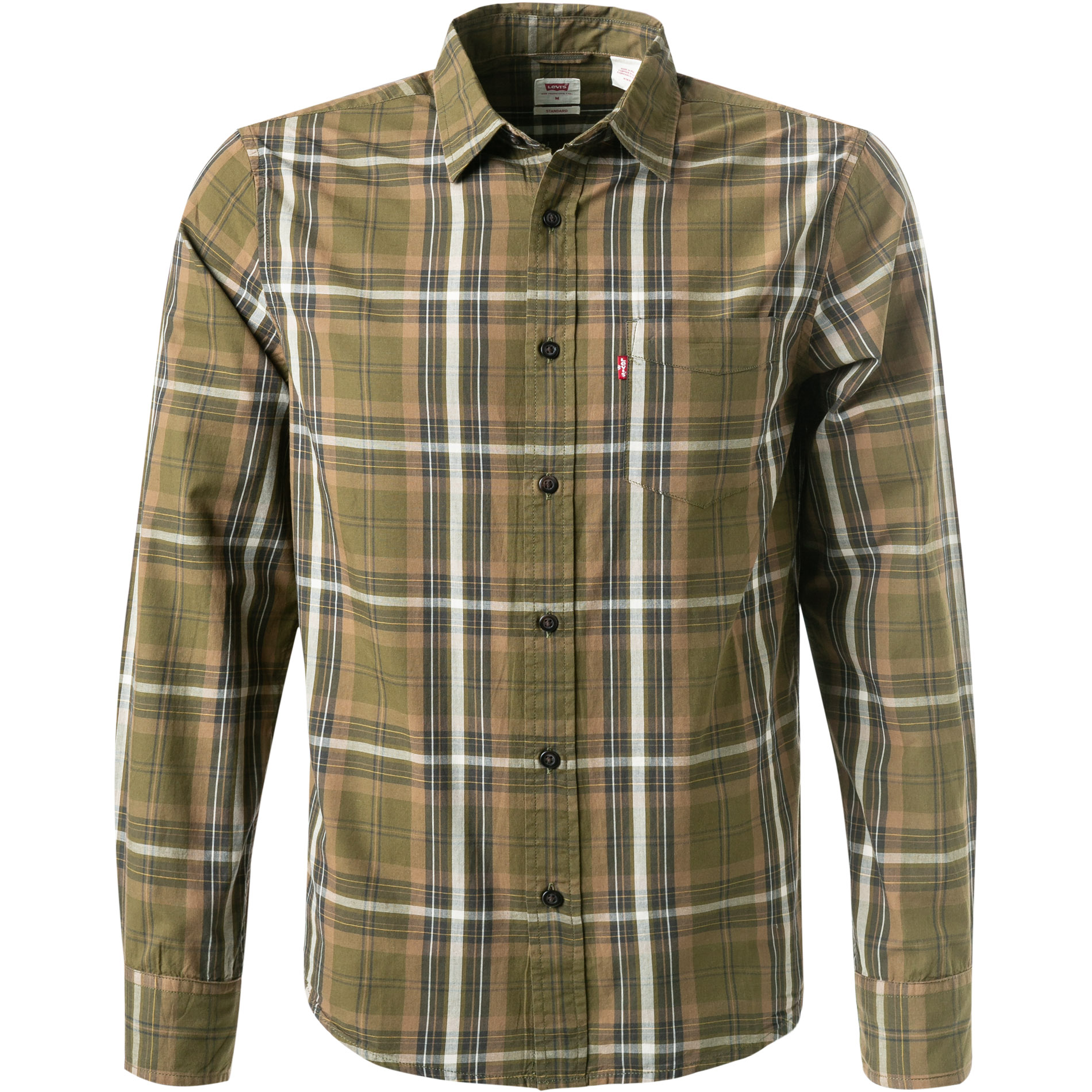 Levi's® Herren Hemd grün Baumwolle kariert