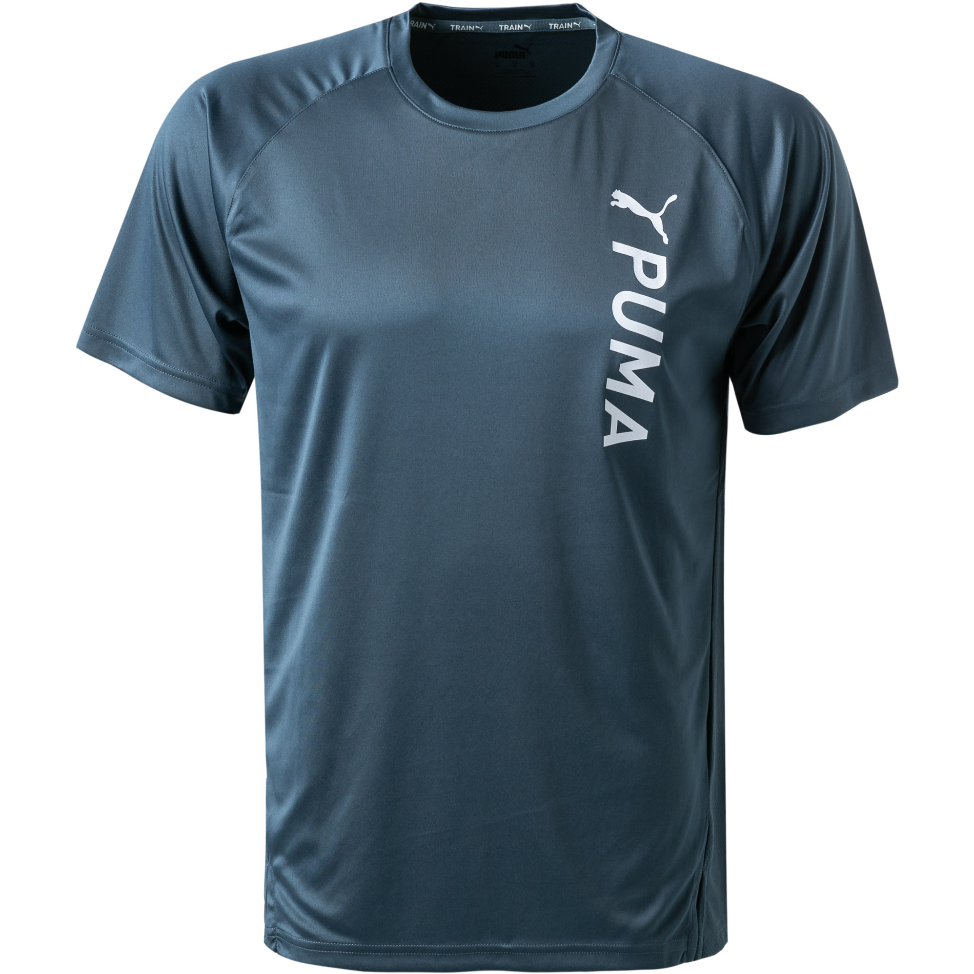 PUMA Herren T-Shirt blau Mikrofaser/Funktion unifarben