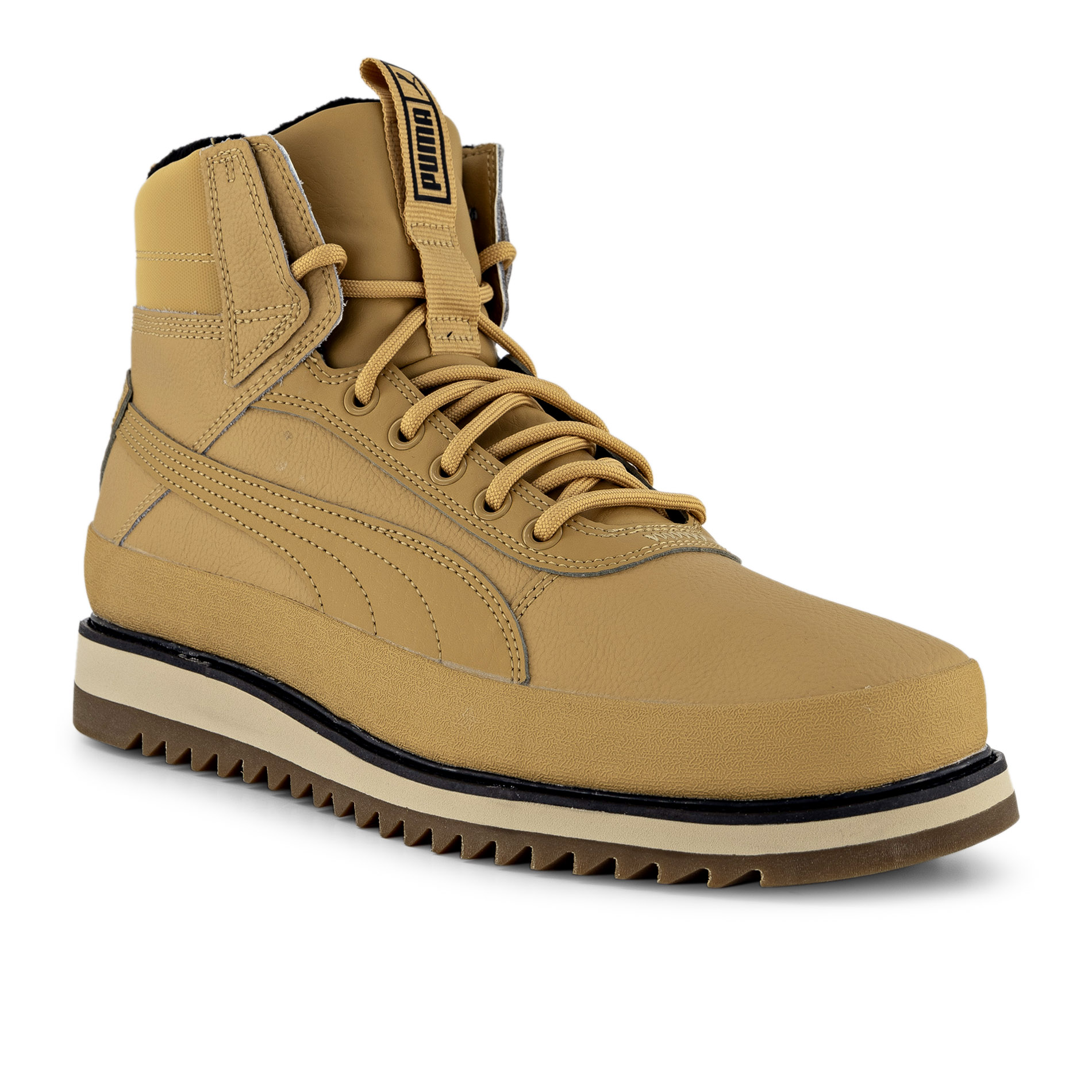 PUMA Herren Sneaker beige Glattleder