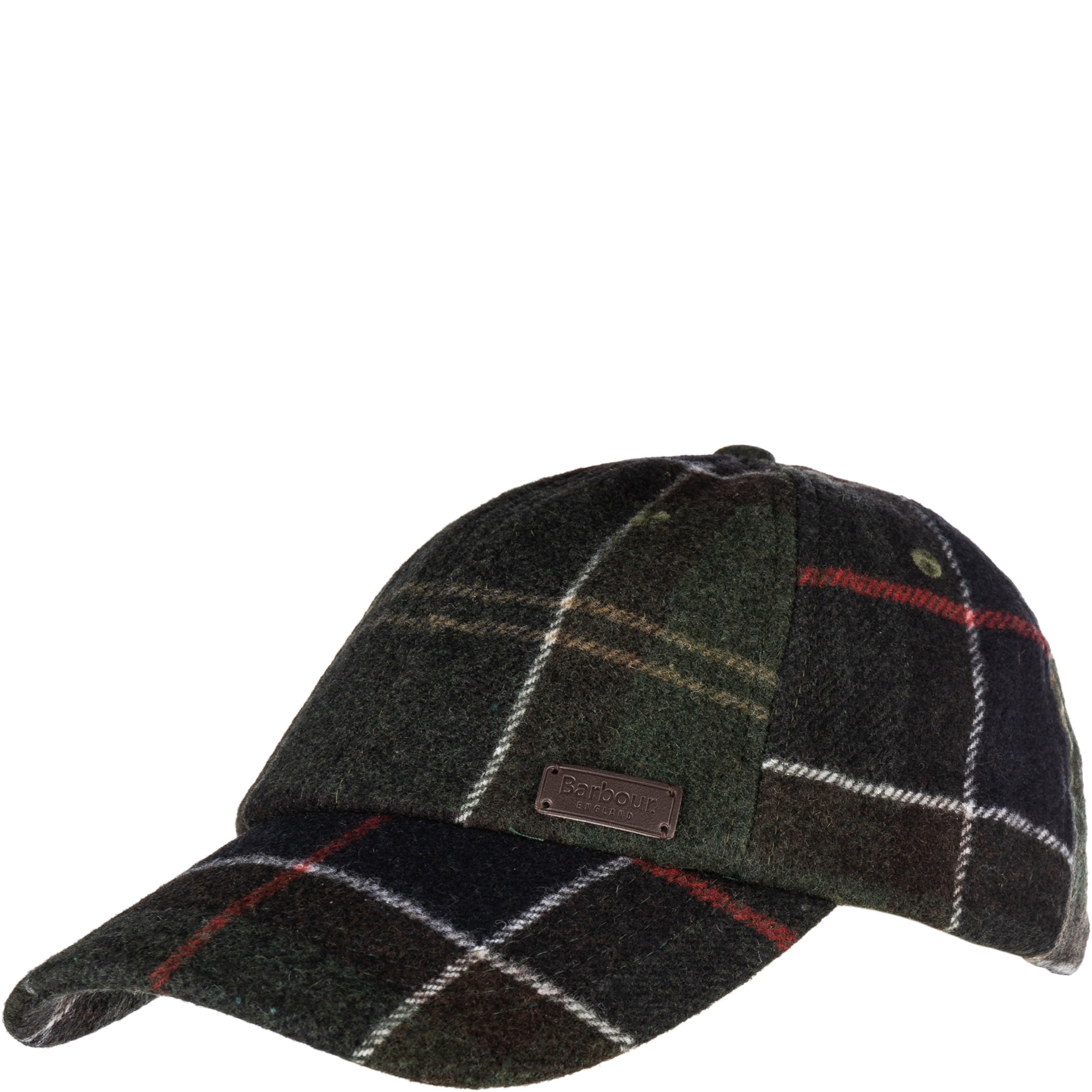 Barbour Herren Cap grün Wolle kariert