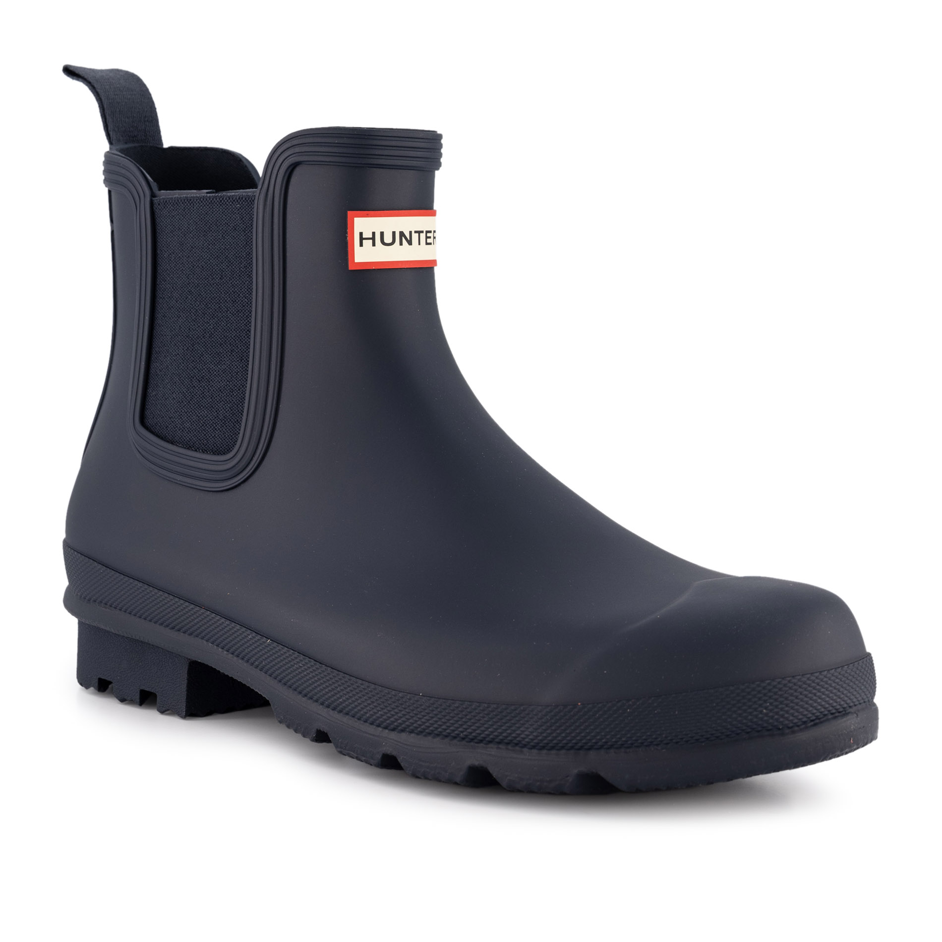 HUNTER Herren Chelsea Boots blau Gummi