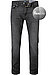 Jeans, Regular Tapered Fit, Baumwoll-Stretch, graphit - graphit
